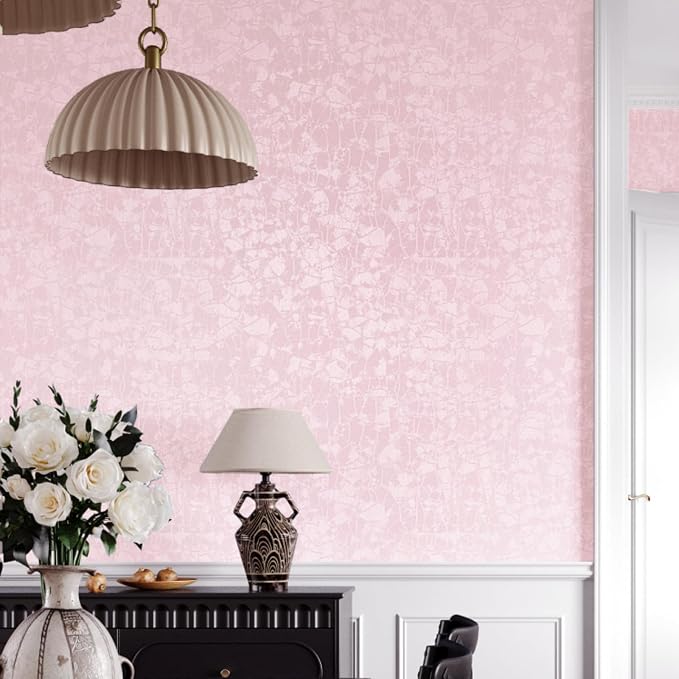 Abyssaly Pink Peel and Stick Wallpaper - Image 5