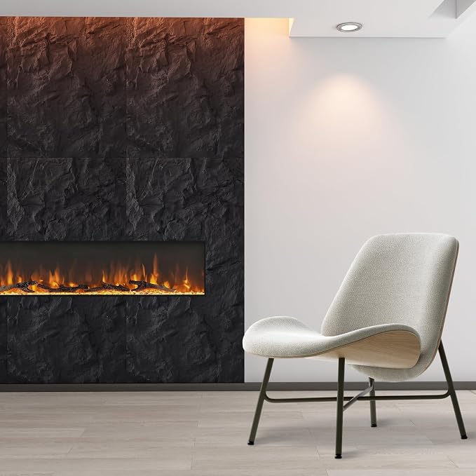 OUZUGIE 4 PCS Faux Stone Wall Panel 47.2’’ x 23.6’’ Interior Exterior Wall - Image 7