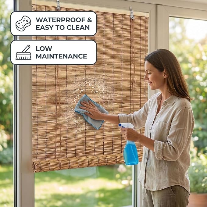 Bamboo Blinds Outdoor, Breathable Bamboo Shades - Image 5