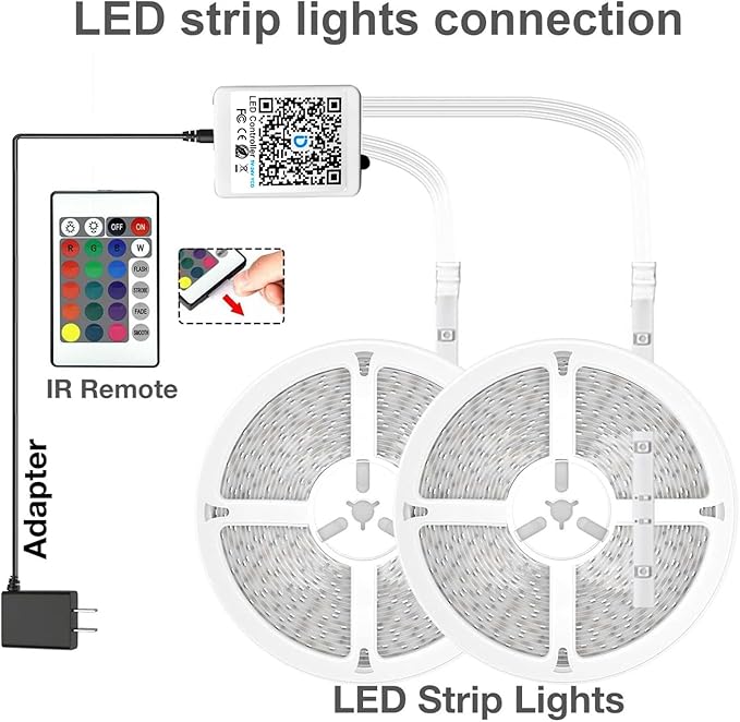 DAYBETTER LED Strip Lights 200 ft, Smart App Control Lighting Bedroom Rome Decor - Image 6
