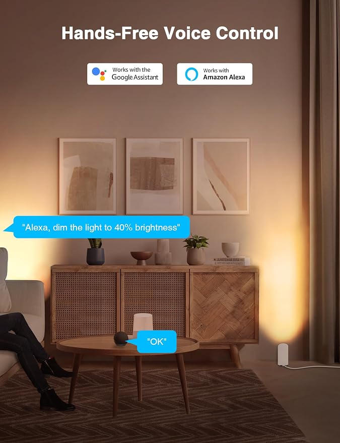 SUNVIE Smart Floor Can Light 5W RGBW Color Changing Up Lights Indoor - Image 3