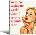 70s Pink Sexy Women Poster Funky Funny Quote Wall Art Retro Housewife Picture by Unknown