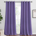NICETOWN Lilac Purple Blackout Curtains 102" Long, 2 Pieces by NICETOWN