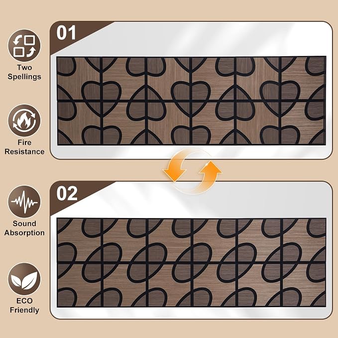 Acoustic Wood Slat Panels, 3D Fluted Wood Panel Sound Absorbing Panel - Image 5