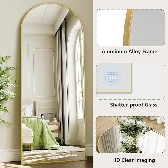 Large Full Length Mirror, Room Decor Big Full Body Mirror - Image 5