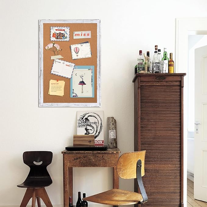 Cork Board Bulletin Board, Hanging Vision Board, Pin Board - Image 8
