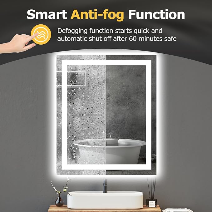 Hivone 30X36 LED Bathroom Mirror - Image 5