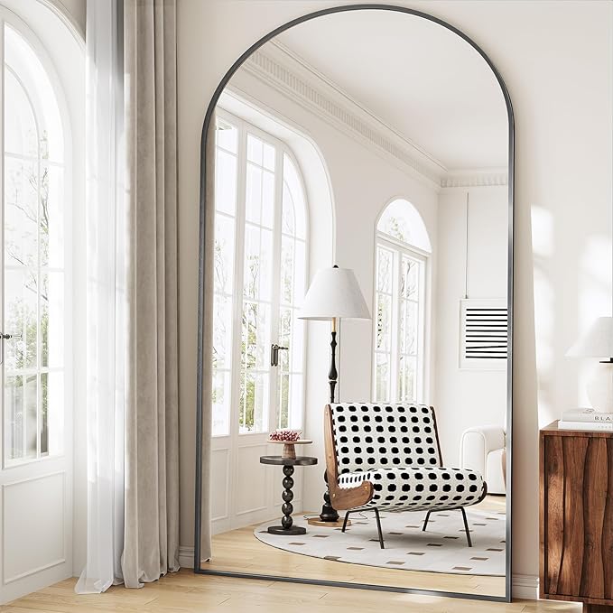Oversized Full Length Mirror, Room Decor Big Full Body Mirror by WISSMILESHOME