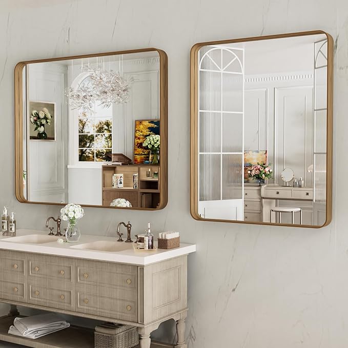 LOAAO 40X36 Inch Bathroom Mirror - Image 4