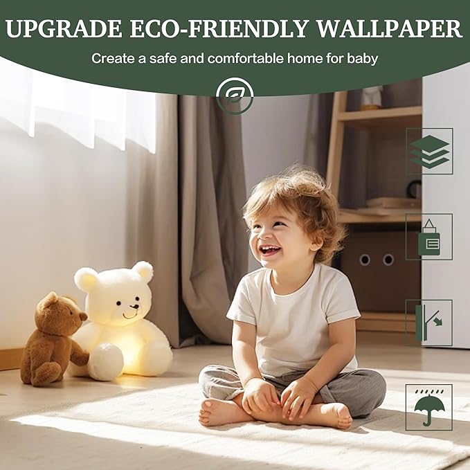 Dimoon 17.7''x236'' Peel and Stick Wallpaper Green Contact Paper - Image 3