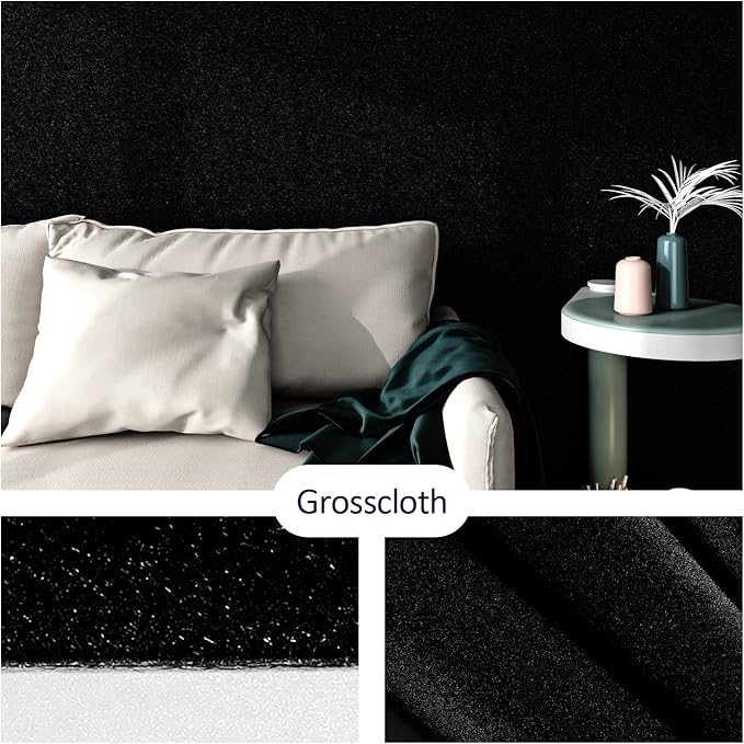 FunStick 15.8"x240" Self Adhesive Felt Fabric Sheets Black Velvet Fabric - Image 5