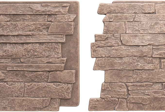 EverStone Acadia Ledge Faux Stone Panel, North Hill Color - Image 8