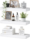 QEEIG Floating Shelves for Wall Bathroom Shelf Bedroom Kitchen Living Room by QEEIG