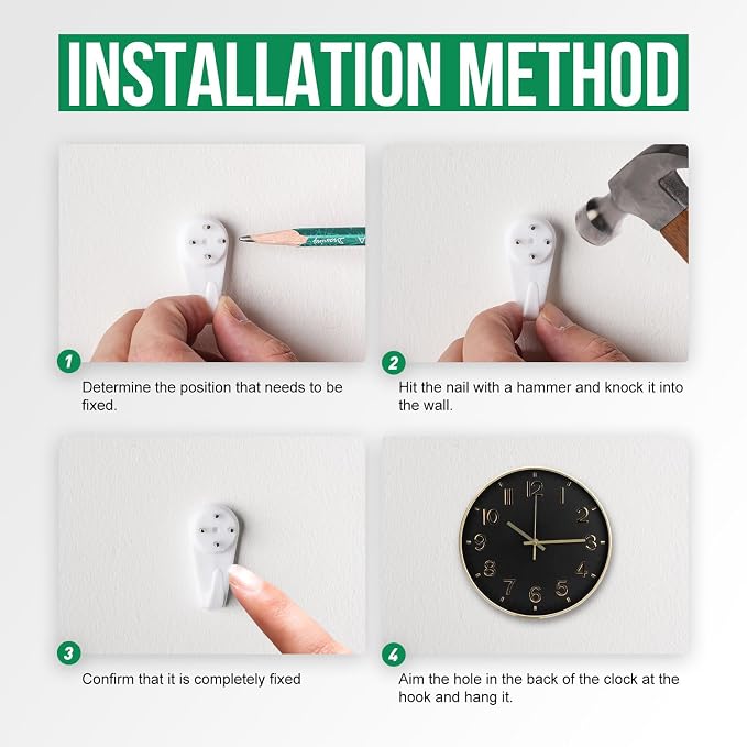 Wall Clock Modern Simple Quartz Decorative Clock Non-Ticking Silent Battery - Image 9