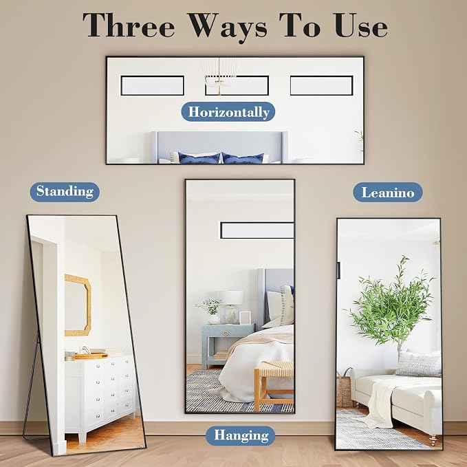 DUMOS 64"x21" Full Length Mirror - Image 6