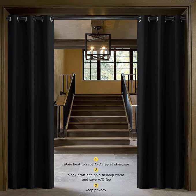 NICETOWN Door Curtain 80 Inch Length - Image 2