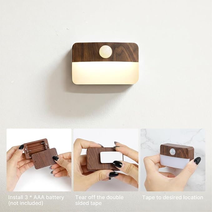Guankai 8 Pack Motion Sensor Stair Light - Image 7