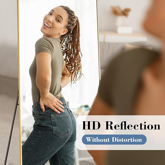DUMOS 26"x68" Full Length Mirror - Image 3