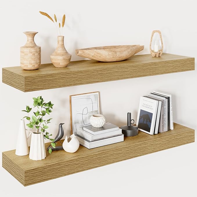 Heimlove 32 Inch Floating Shelves by Heimlove