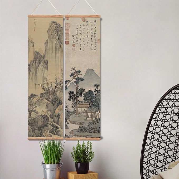 xinyuru Chinese Ancient Landscape Wall Art Poster, Tradition Canvas Printing - Image 6