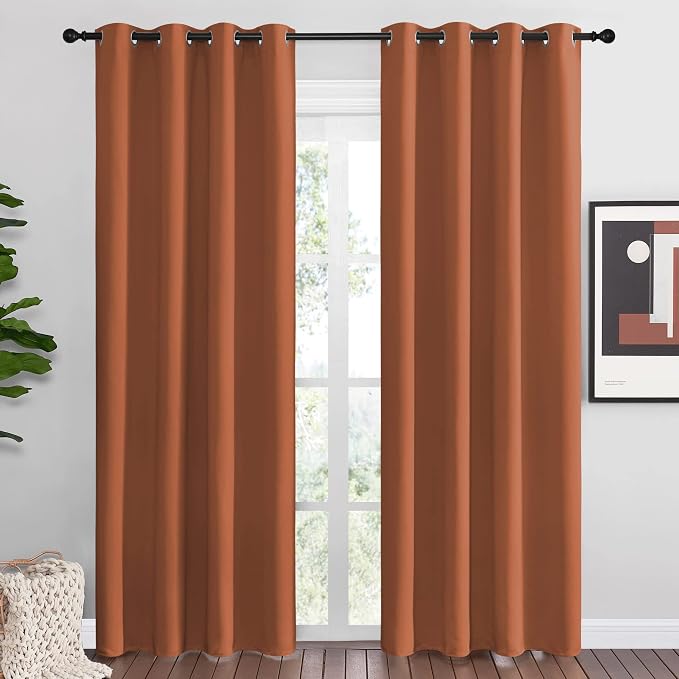 NICETOWN Halloween Insulated Curtains Blackout Draperies by NICETOWN