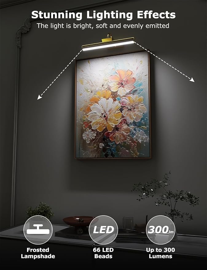 Skairipa Picture Light Battery Operated, Wireless Art Light - Image 4