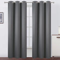 LEMOMO Grey Thermal Blackout Curtains/42 x 84 Inch/Set of 2 Panels Room by Lemomo