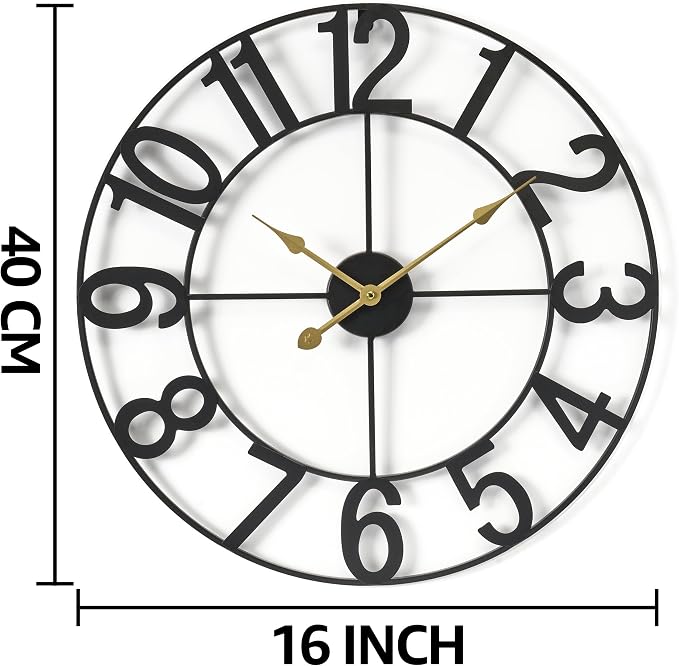 Sorbus Large Wall Clock for Living Room Decor - Image 3