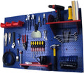 Wall Control Pegboard Organizer 4 ft. Metal Pegboard Standard Tool Storage Kit by Wall+Control