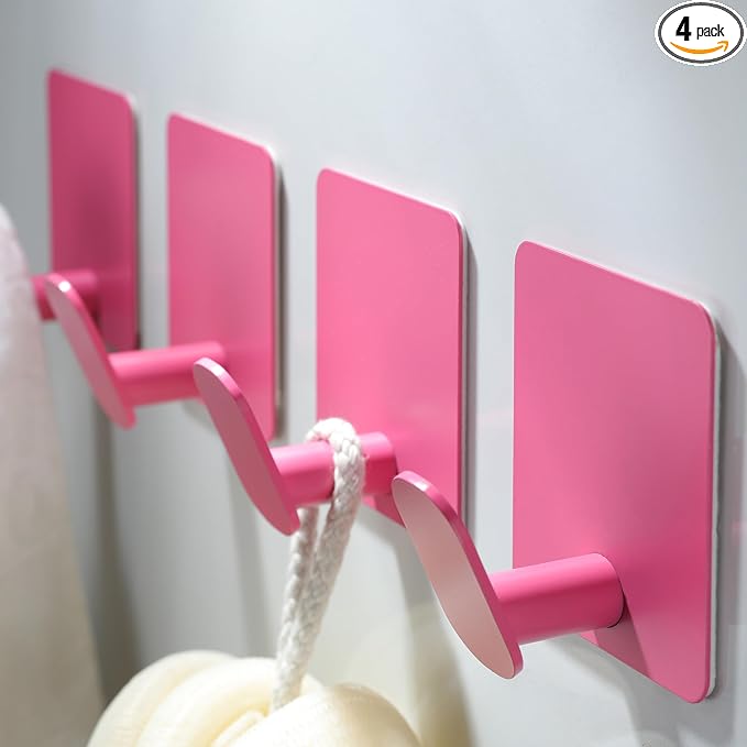DELITON 4 Pack Hooks for Wall by DELITON