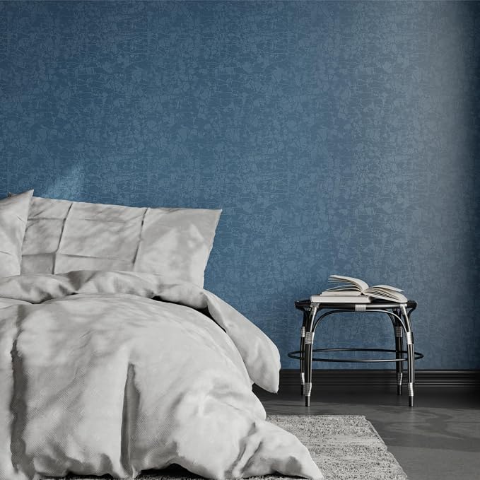 Abyssaly Blue Peel and Stick Wallpaper - Image 8