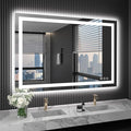 LOAAO 48X36 LED Bathroom Mirror by LOAAO