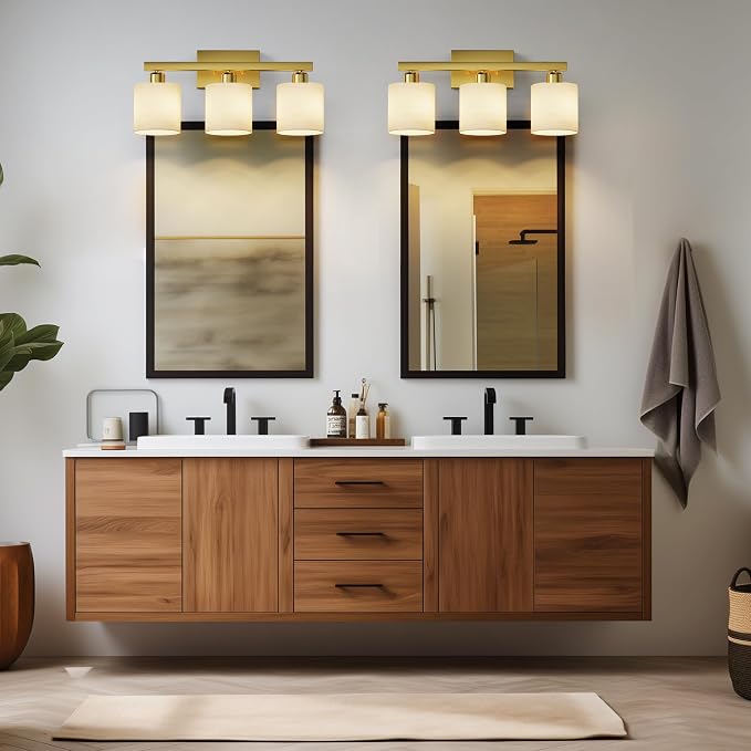 PARTPHONER Bathroom Light Fixtures, Bathroom Lighting Fixtures Over Mirror - Image 8