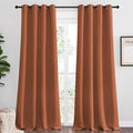 NICETOWN Burnt Orange Blackout Curtains by NICETOWN