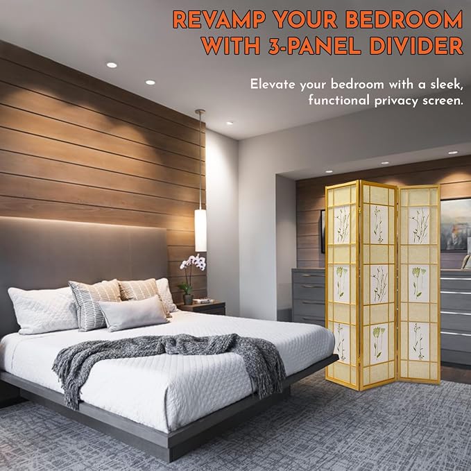 Legacy Decor 4 Panels Room Divider - Image 7