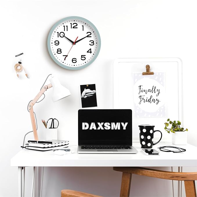 Roymnie Wall Clock Silent Non-Ticking Modern Clock Battery Operated10 Inch - Image 9