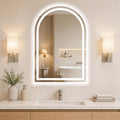 Arched LED Bathroom Mirrors by WISSMILESHOME