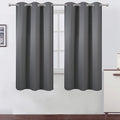 LEMOMO Frost Grey Thermal Blackout Curtains/38 x 63 Inch/Set of 2 Panels Room by Lemomo