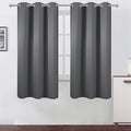 LEMOMO Frost Grey Blackout Curtains 40 x 63 Inch Length/Set of 2 Curtain by Lemomo