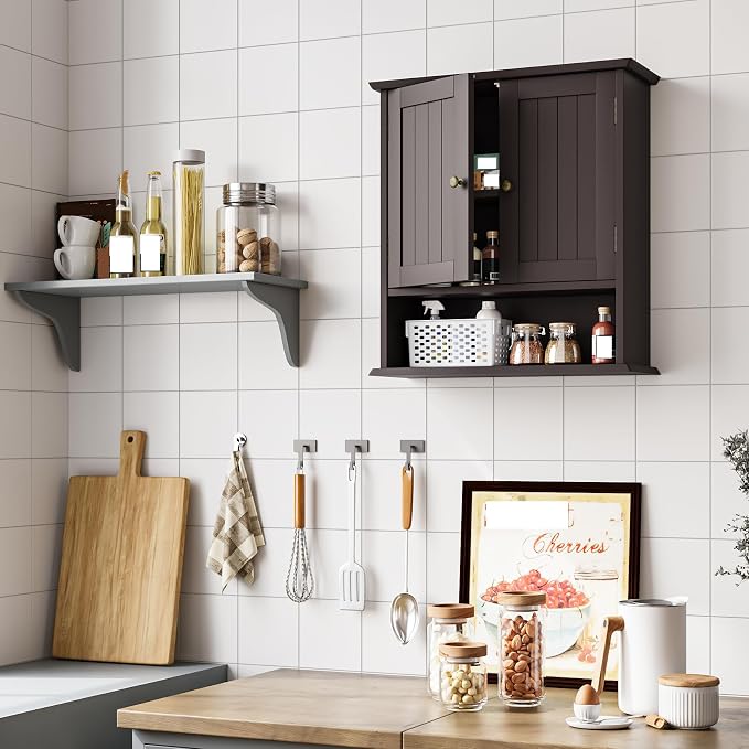 Bathroom Wall Cabinet, Over The Toilet Storage Cabinet - Image 2
