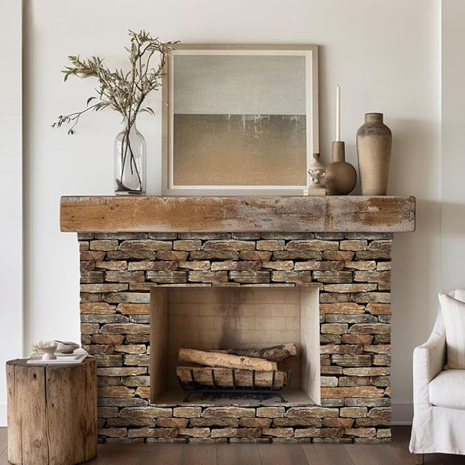 COMSTICKC 3D Faux Stone Wall Panel Peel and Stick Wall Sticker, Ultra-Light - Image 6