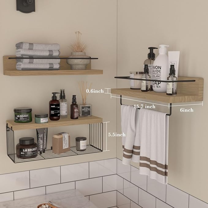 PopiShelves Bathroom Shelves Over Toilet - Image 3