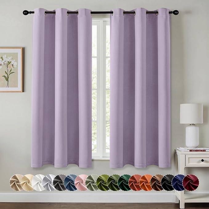 MIULEE Blackout Curtains for Bedroom Living Room 2 Panels, Thermal Insulated by MIULEE