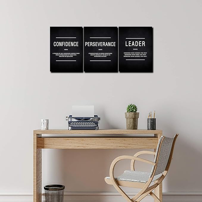 KAWAHONE Canvas Painting Wall Art Large, Motivational Leader Confidence - Image 3