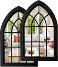 ZEXUIRU 2 Set. Rustic Wall Mirrors by ZEXUIRU