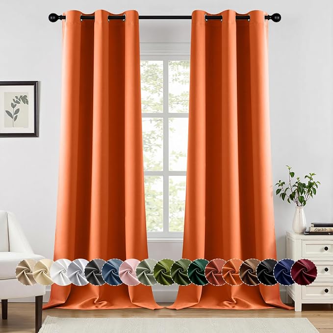 MIULEE Blackout Curtains for Bedroom Living Room 2 Panels, Thermal Insulated by MIULEE
