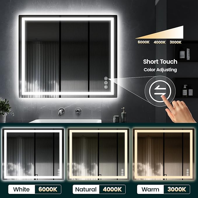 Memobarco 30"x 36" Bathroom Mirror - Image 4