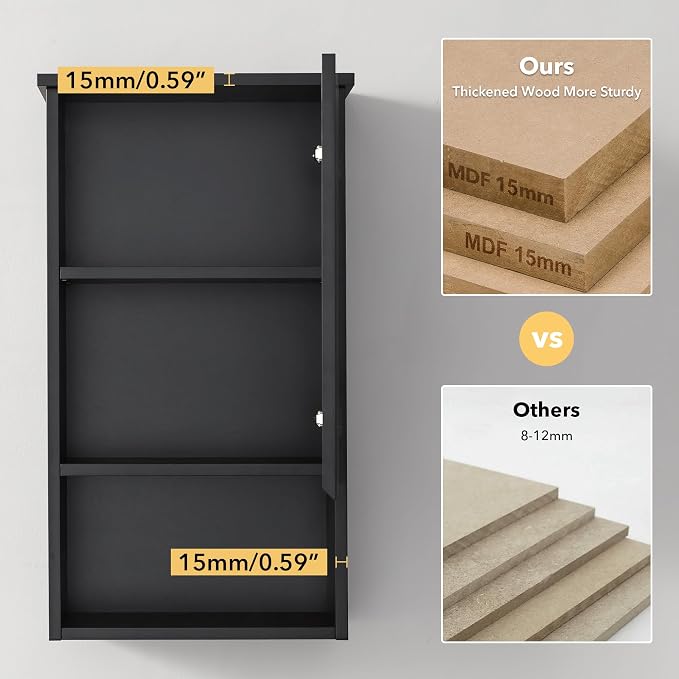 VANIRROR Bathroom Wall Cabinet - Image 5