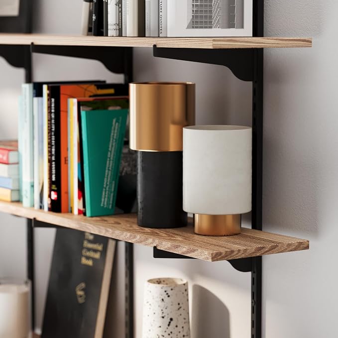 Wallniture Turin 60 Inch Long Adjustable Wall Shelf, Hanging Shelves - Image 4