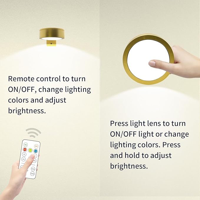 6pcs Wall Picture Light Battery Operated, Painting Light - Image 4